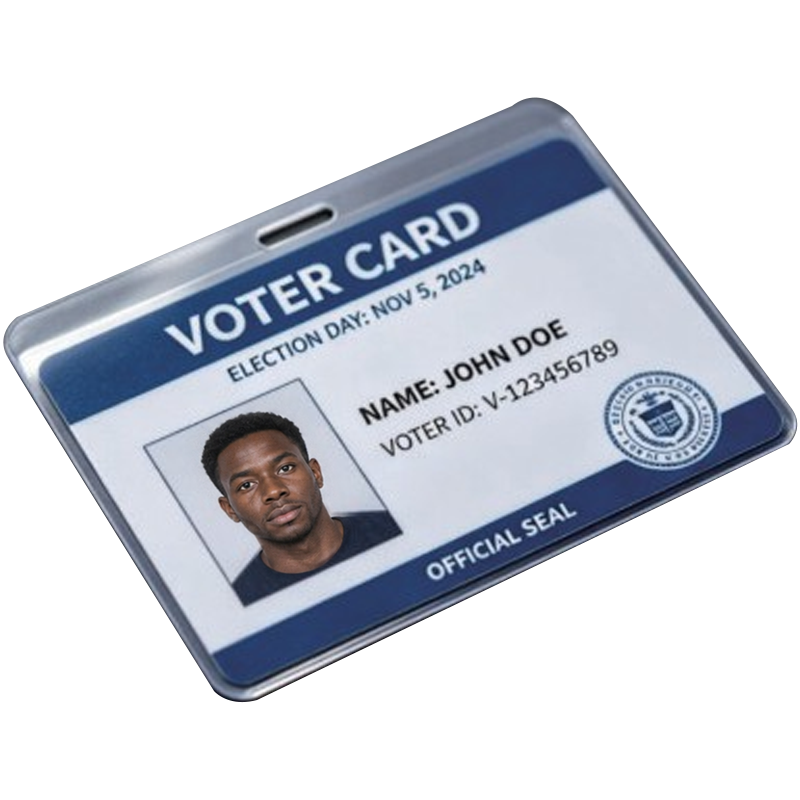 PVC Voter Card