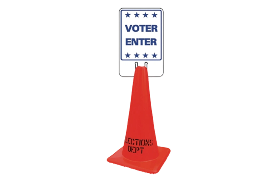 Cone Topper Sign