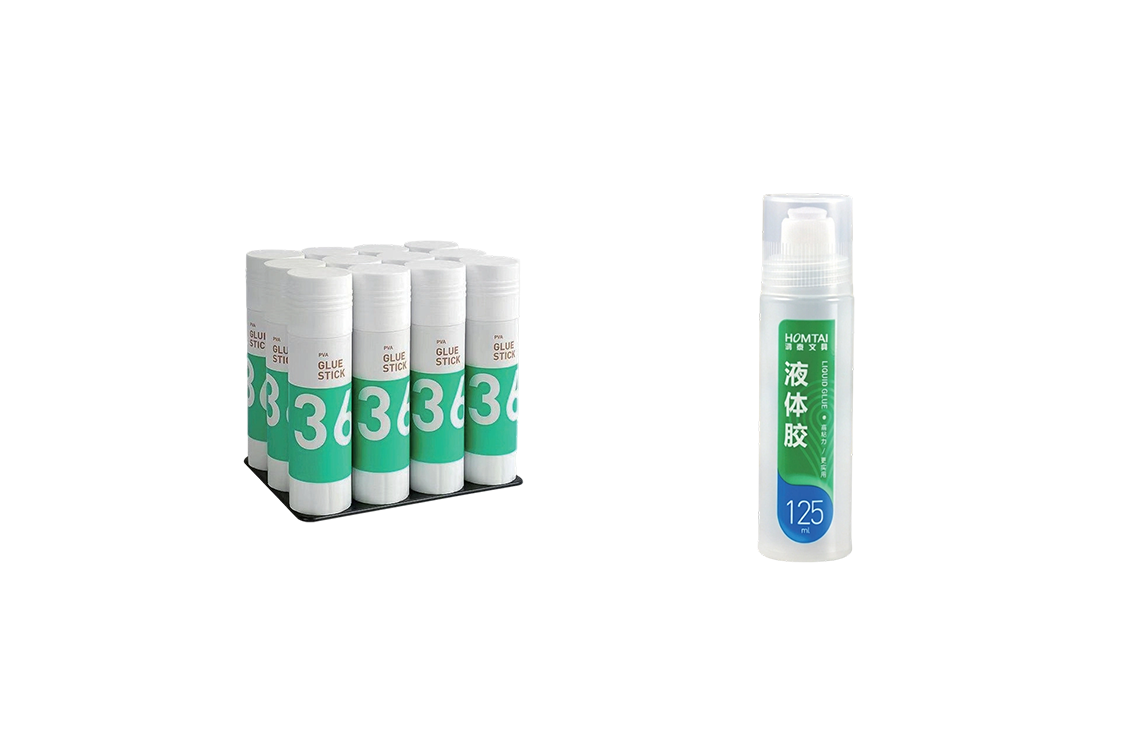 Glue (Glue stick、Liquid glue)
