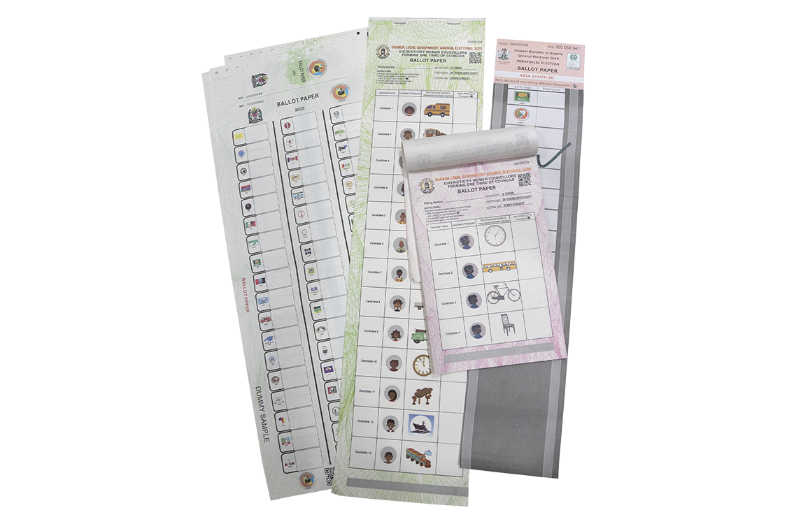 Watermarked Ballot Paper